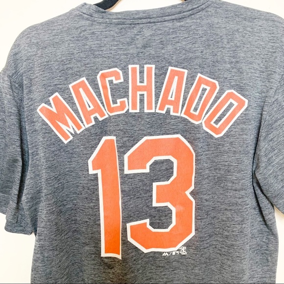 Majestic Grey Orioles MLB Graphic Tee Medium - Picture 2 of 5